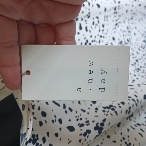 A New Day Cream Leopard Print Sleeveless Cami Lace Dress - Picture 7 of 8